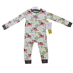 Burt’s Bees 425883.2T Snug-Fit Pajamas NWT